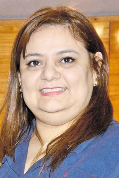 Rosana Rolón, (ANR) concejala.