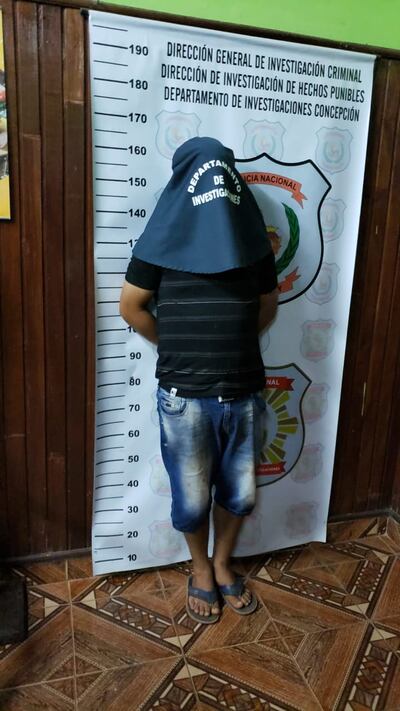 Silvio Jara, un presunto sicario fue detenido esta tarde por Policías. El mismo tenía orden de captura por al menos dos delitos.