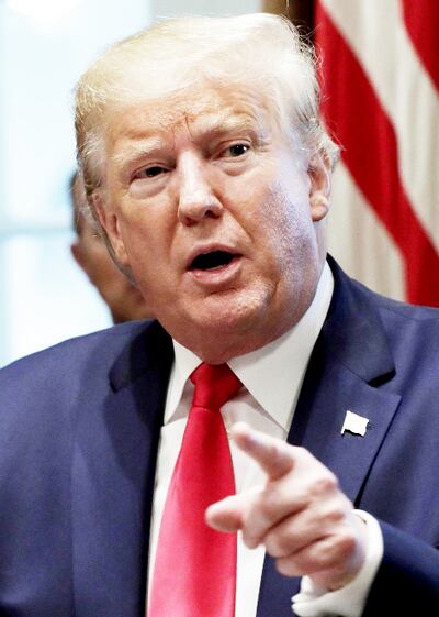 Donald Trump, presidente de los Estados Unidos.