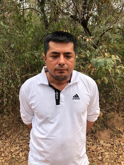 Elvio Ledesma Sánchez, el "narco docente" detenido.