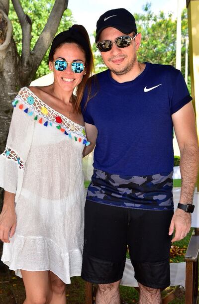 Anya Argüello y César Paredes.