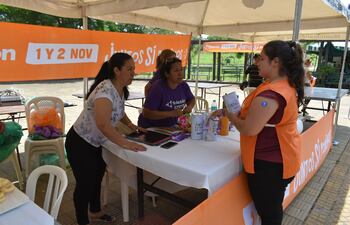 Voluntarios de Teletón en Ayolas.