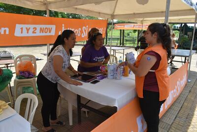 Voluntarios de Teletón en Ayolas.