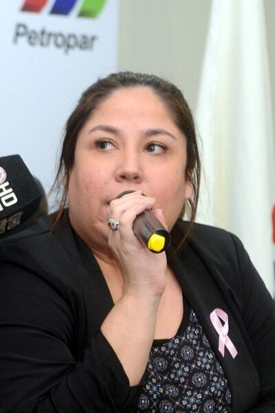 Patricia Samudio, presidenta de Petropar.