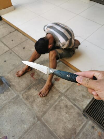 El agresor fue atrapado por la propia víctima del asalto.