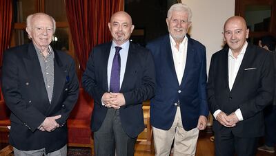 Hugo Barrail, Marc Firmin, Bertrand Gayet y Ampelio Villalba.