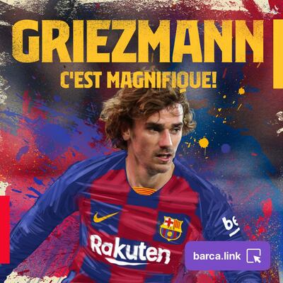 Antoine Griezmann fue presentado como nuevo refuerzo del Barcelona.