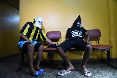 Carlos Elías Bruno Burgos (25) y Pablo Caballero (25), detenidos.