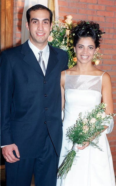 La pareja compuesta por Julio Mazzoleni y Chantal Agüero.