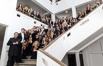 Integrantes de la Orquesta Nacional de Bélgica.