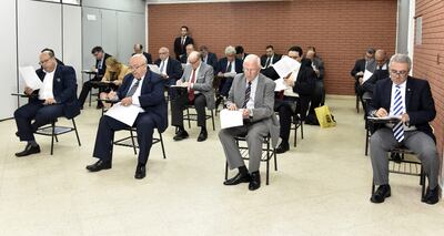 Los aspirantes a ocupar el cargo vacante de ministro de la Corte Suprema rindieron ayer.