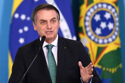 Jair Bolsonaro, presidente de Brasil.