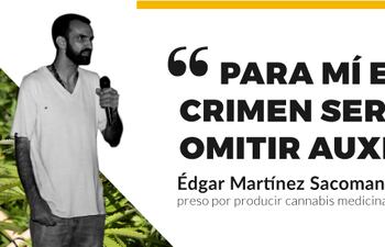 Las influencias positivas del cannabis en tratamientos de diferentes enfermedades o dolencias impulsaron a Édgar Matínez a producir su propio aceite de la planta para ayudar a personas que lo necesiten.