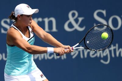 Ashleigh Barty pasó a semifinales en Cincinnati.