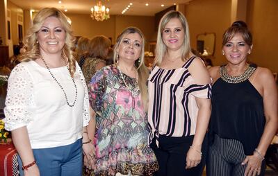Julia López de Otazo, Myriam Alvarenga, Eli de Fernández y Gloria Tavella.