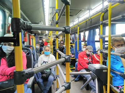 El uso de tapabocas es obligatorio en buses de pasajeros, según Viceministerio de Transporte.
