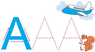 Conocemos la letra A