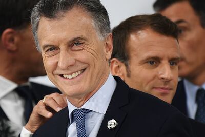 Mauricio Macri, presidente de Argentina.