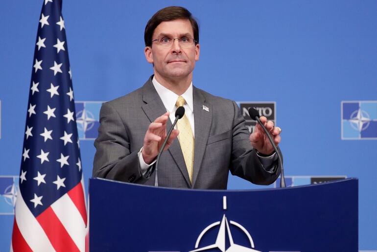 Mark Esper, secretario de Defensa de los Estados Unidos.