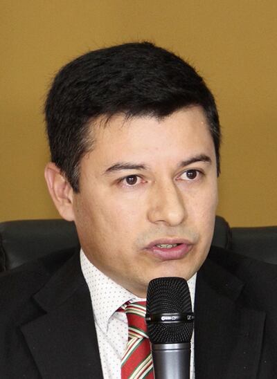 Mario Vega, titular del Indert.