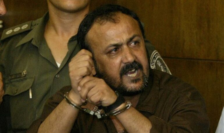 Marwan Barghouti, encarcelado en Israel.Condenado