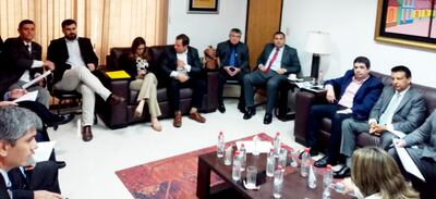 El vicepresidente Hugo Velázquez participó de la reunión de comisiones.