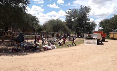 Los ayoreos se resistieron primero al traslado, pero luego accedieron.