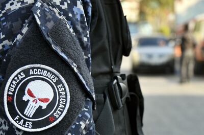 La calavera, símbolo del más temible escuadrón de la muerte del régimen chavista en Venezuela.