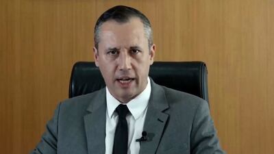 Imagen del ex Secretario de Cultura de Brasil, Roberto Alvim, en el polémico vídeo que lo obligó a apartarse del cargo.