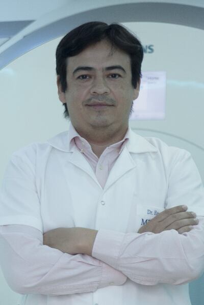 Dr. Luis González, coordinador de resonancia y tomografía.