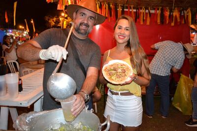 El siriki es el trago estrella en este festival, en el cual también se pueden degustar todo tipo de platillos.