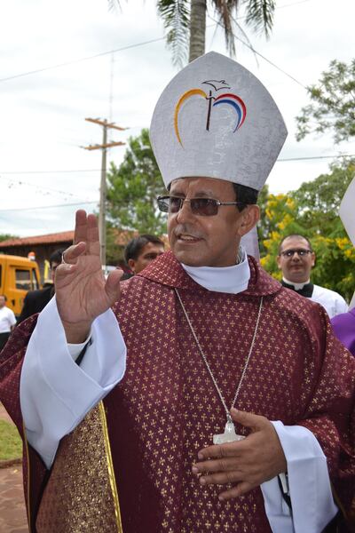 Monseñor Pedro Collar Noguera obispo de Misiones y Ñeembucú.