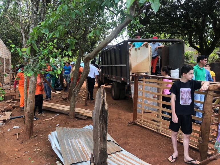 Plaza localizada en el Km 5,5 Acaray de Ciudad del Este.