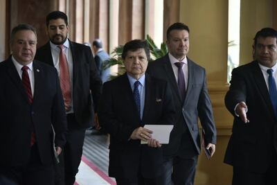 Euclides Acevedo hoy, en Palacio de López.