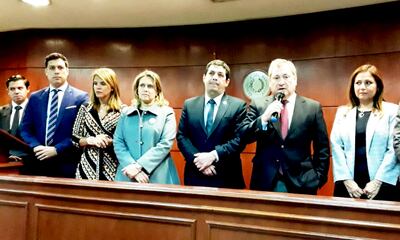 De la reunión participaron el vicepresidente, Hugo Velázquez, la diputada Rocío Vallejos, entre otras autoridades.