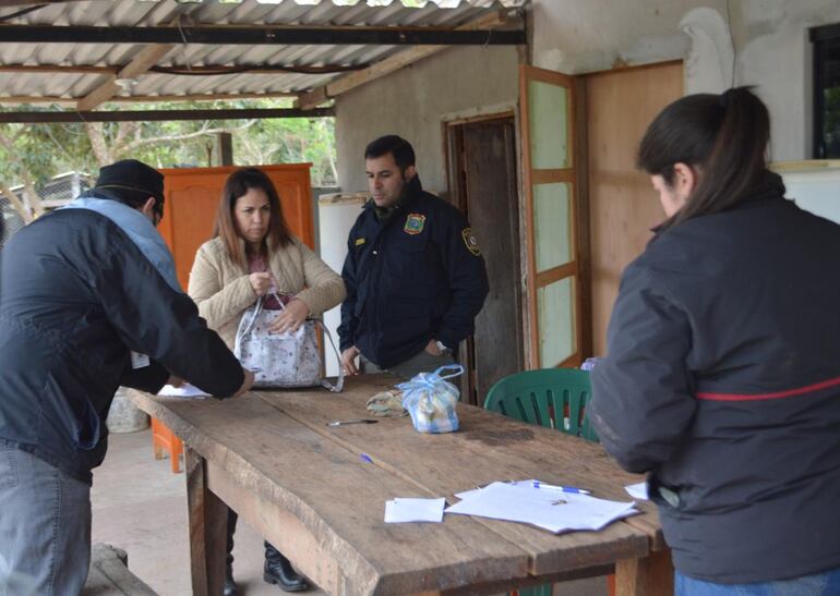 En un nuevo allanamiento, se encontraron más evidencias.