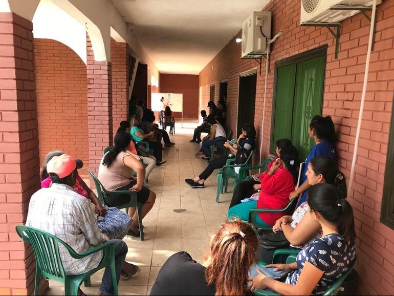 Atención médica en Fuerte Olimpo.