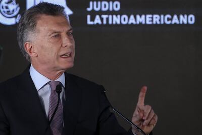 El presidente de Argentina, Mauricio Macri.