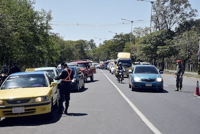 Otro punto de control fue la autopista Silvio Pettirossi a la altura de la vía conocida como Tape Tuja en la ciudad de Luque.
