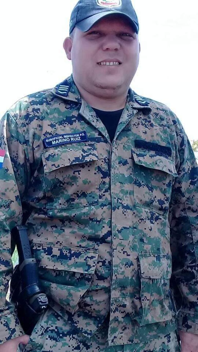 Marino Ruíz Mora, baleado.