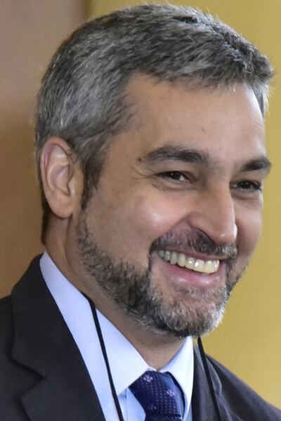 Mario Abdo Benítez, presidente de la República del Paraguay.