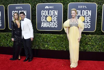 Nicole Kimpel, Antonio Banderas y Cate Blanchett.