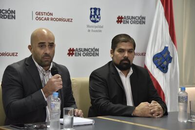 Alejandro Buzó, director de Prevención contra Incendios e Ivo Brun, director de Gestión Ambiental.