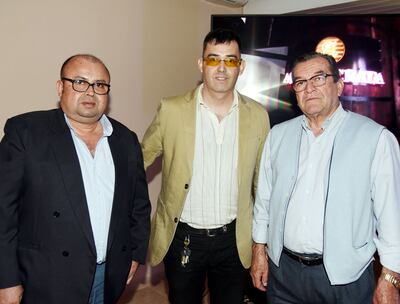 Gerardo Monges, Christian Candia y Eduardo Segovia.