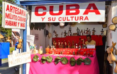 Stand "Cuba y su cultura" en la Expo.