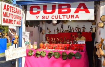Stand "Cuba y su cultura" en la Expo.
