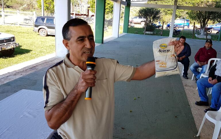 El Secretario General del Sindicato de Trabajadores de Azpa, Rafael Román.