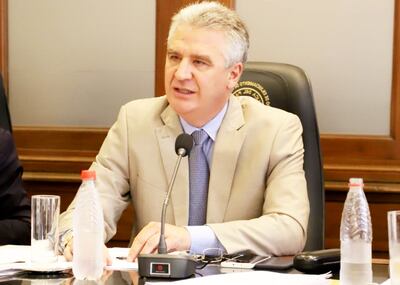 Senador Enrique Bacchetta, presidente del Jurado de Enjuiciamiento, solicitó actualización de un expediente.