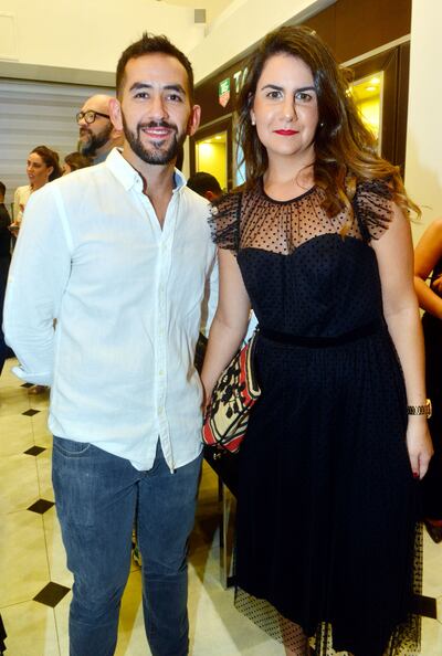 José Peña y Mariela Uriarte.