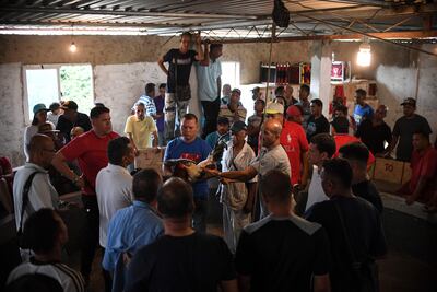 Salón de eventos Cota 905, donde se hacen las peleas de gallos, en Caracas.
